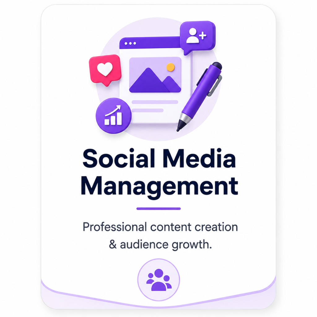 Social Media Management services by Prime Bridge Digital Solutions